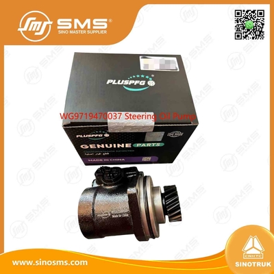 WG9719470037 Pompa dell'olio del servosterzo HOWO Parti di autocarri Pompa di potenziamento dello sterzo